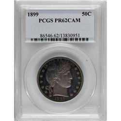 1899 50C Cameo PR62 PCGS