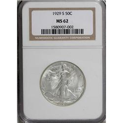 1929-S 50C MS62 NGC