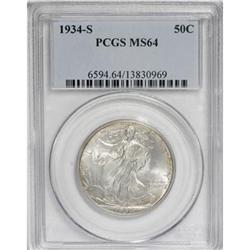1934-S 50C MS64 PCGS
