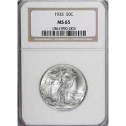 1935 50C MS65 NGC