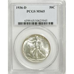 1936-D 50C MS65 PCGS