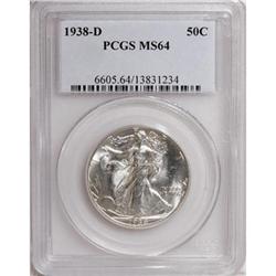 1938-D 50C MS64 PCGS