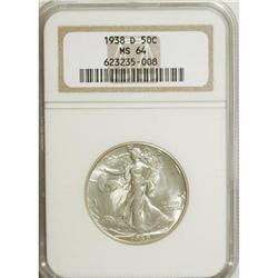 1938-D 50C MS64 NGC