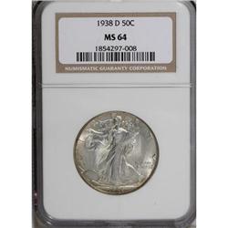 1938-D 50C MS64 NGC