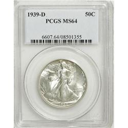 1939-D 50C MS64 PCGS