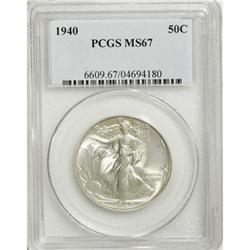 1940 50C MS67 PCGS