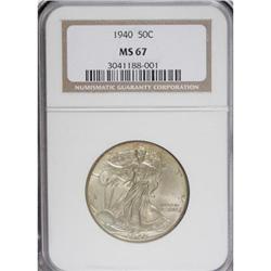1940 50C MS67 NGC
