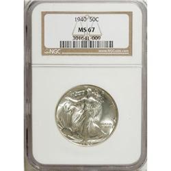 1940 50C MS67 NGC