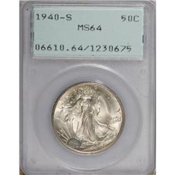 1940-S 50C MS64 PCGS