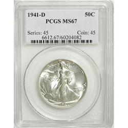 1941-D 50C MS67 PCGS