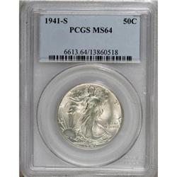 1941-S 50C MS64 PCGS