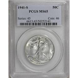 1941-S 50C MS65 PCGS