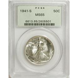 1941-S 50C MS65 PCGS