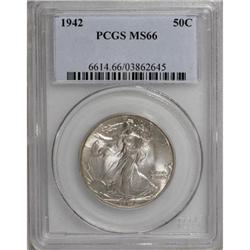 1942 50C MS66 PCGS