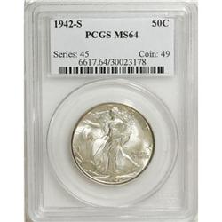 1942-S 50C MS64 PCGS