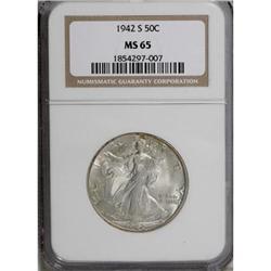 1942-S 50C MS65 NGC