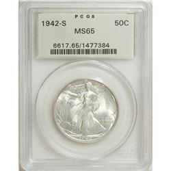 1942-S 50C MS65 PCGS