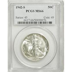 1942-S 50C MS66 PCGS