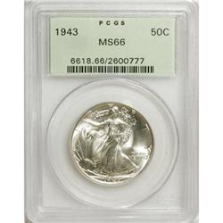 1943 50C MS66 PCGS