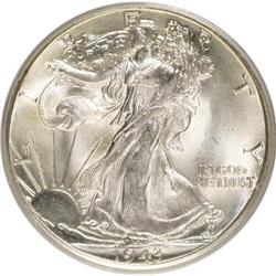 1943-D 50C MS65 PCGS