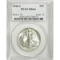 1943-S 50C MS66 PCGS