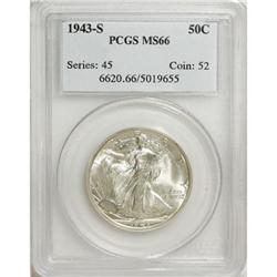 1943-S 50C MS66 PCGS