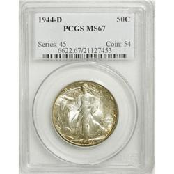 1944-D 50C MS67 PCGS