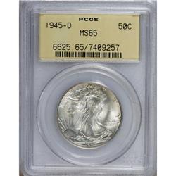 1945-D 50C MS65 PCGS