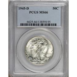 1945-D 50C MS66 PCGS