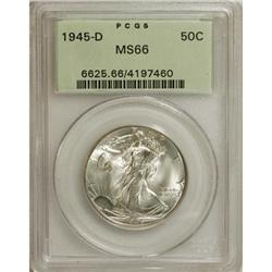 1945-D 50C MS66 PCGS
