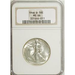 1946-D 50C MS66 NGC