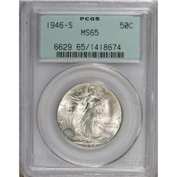 1946-S 50C MS65 PCGS