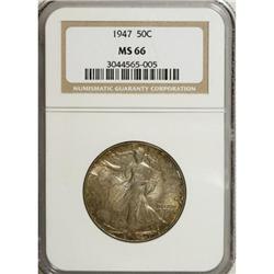 1947 50C MS66 NGC