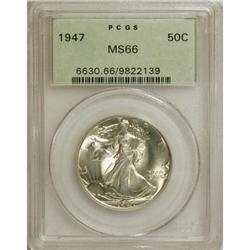 1947 50C MS66 PCGS