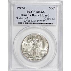 1947-D 50C MS66 PCGS