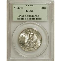 1947-D 50C MS66 PCGS
