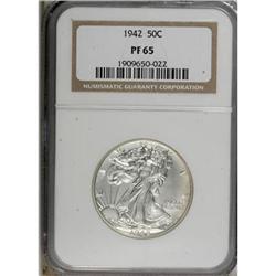 1942 50C PR65 NGC