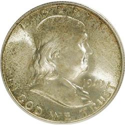 1949 50C Full Bell Lines MS66 PCGS