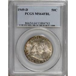 1949-D 50C Full Bell Lines MS64 PCGS