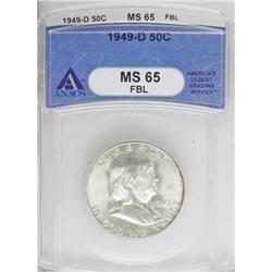 1949-D 50C Full Bell Lines MS65 ANACS