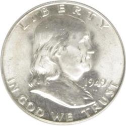 1949-D 50C Full Bell Lines MS65 PCGS