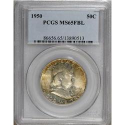 1950 50C Full Bell Lines MS65 PCGS