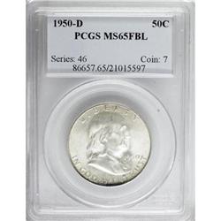 1950-D 50C Full Bell Lines MS65 PCGS