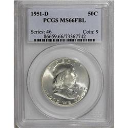 1951-D 50C Full Bell Lines MS66 PCGS