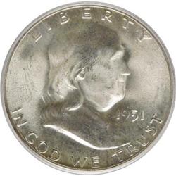 1951-S 50C Full Bell Lines MS65 PCGS