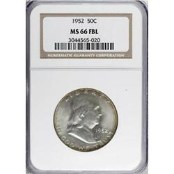 1952 50C Full Bell Lines MS66 NGC