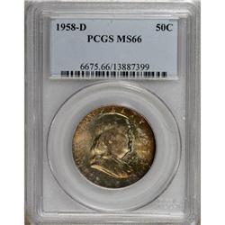 1958-D 50C MS66 PCGS