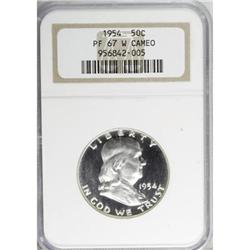 1954 50C Cameo PR67 NGC