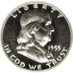 1955 50C Cameo PR67 NGC