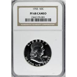 1955 50C Cameo PR68 NGC